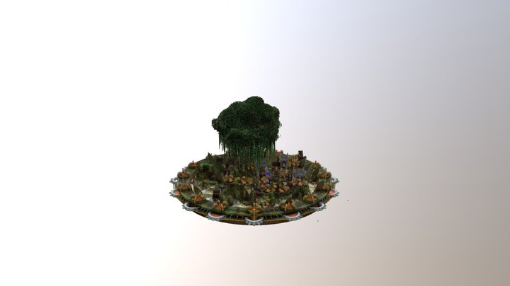 Terra#1 Skywars Hub 3D Model