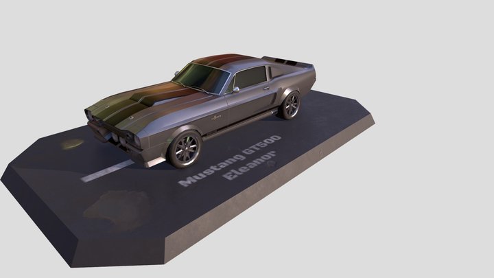 Shelby Mustang GT500 Eleanor 3D Model