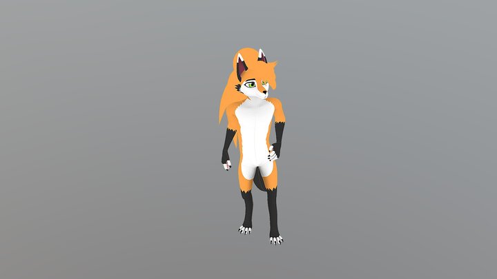bonfire-fox-free 3D Model