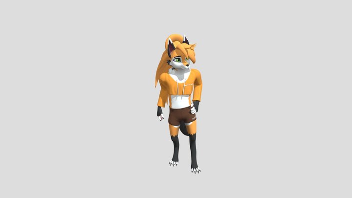 bonfire-fox-free 3D Model