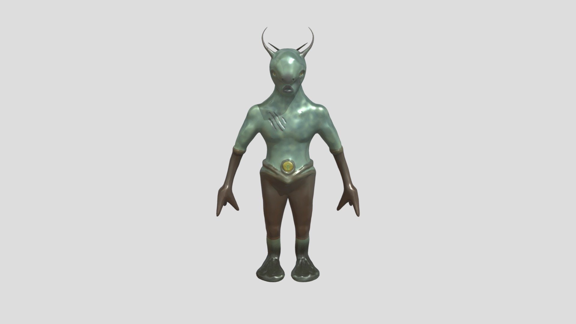 Textured Aquatic Character