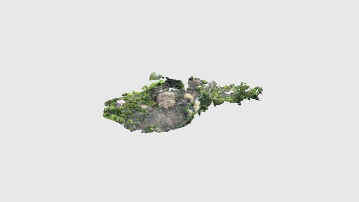 岩屋山裾、磐座へのゲート 3D Model