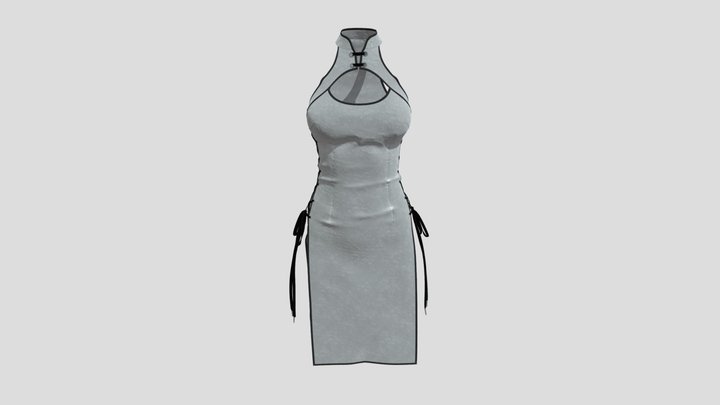 Cheongsam Dress 3D Model