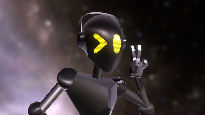 Transcendent Robot - Neon Demon 3D Model