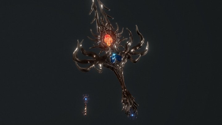 Sword of Nightmare Steel 3D Model
