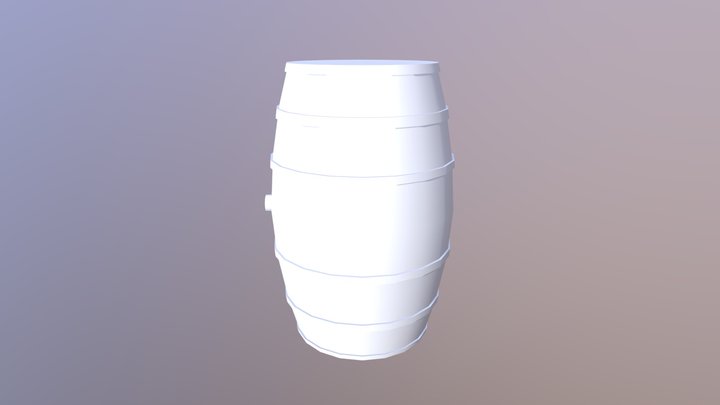 Barrel Sketch 3D Model