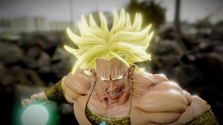 Broly from DragonBall 3D Model