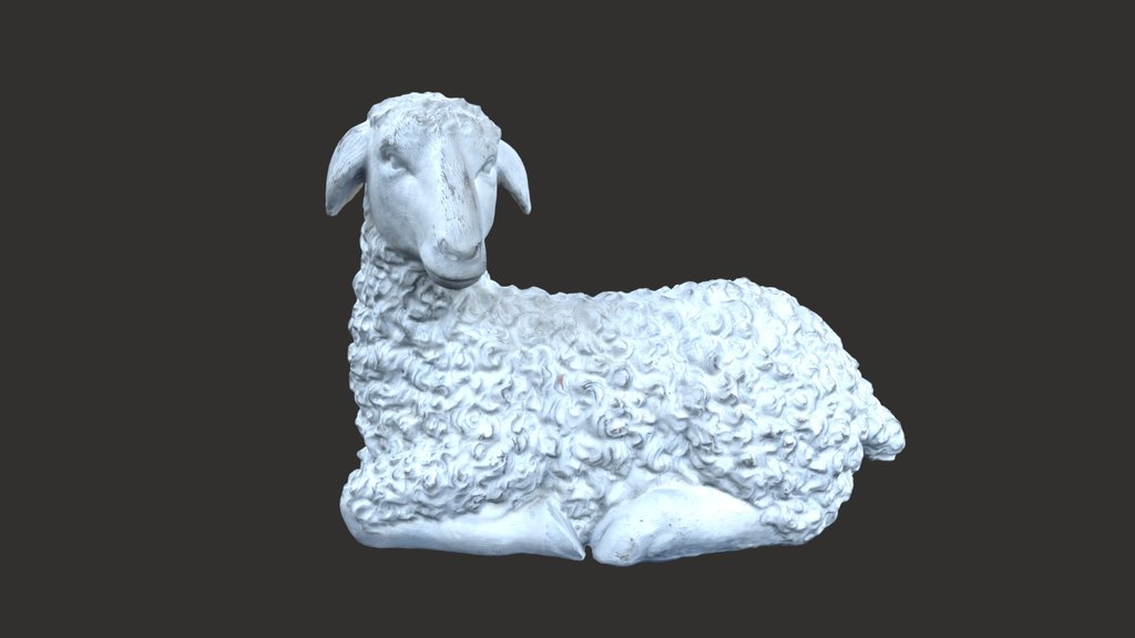Lamb statue