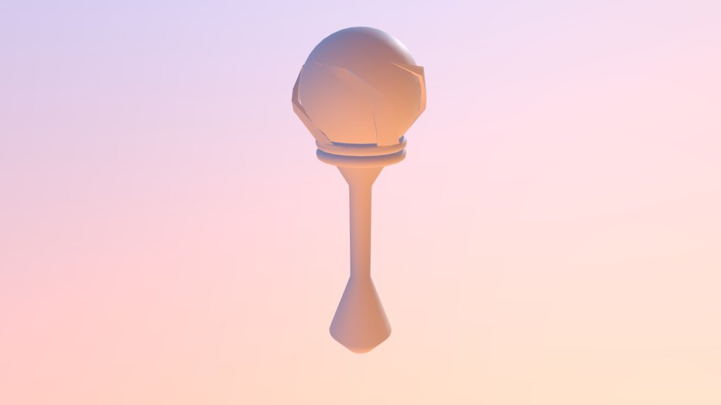 Maya- Crystal Ball Staff