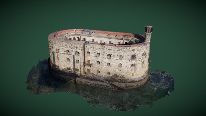 Fort Boyard (Charente maritime, FRANCE) 3D Model