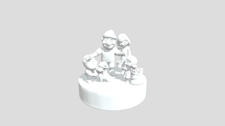 Christmas Celebration Fun 3D Model