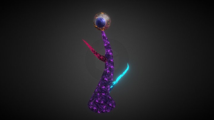 Hickman Alien Plant 3D Model