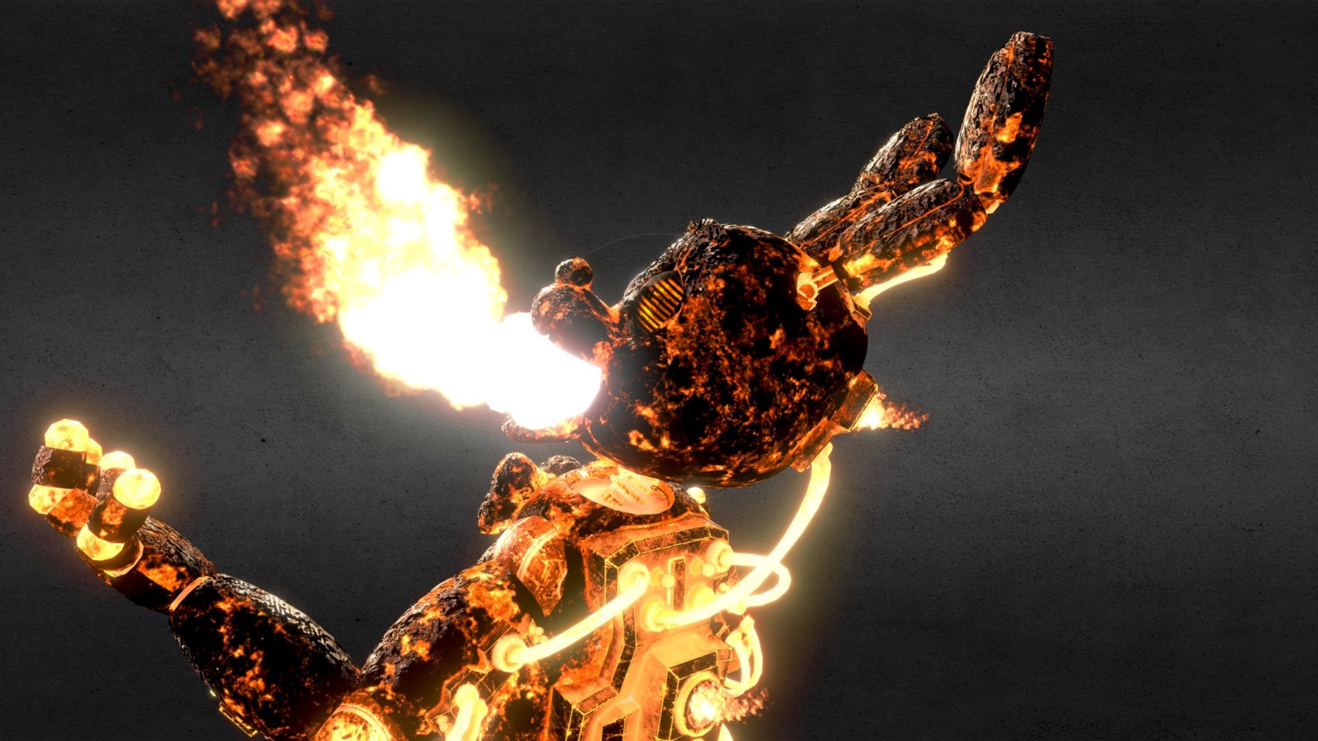 Fnaf-ar-flaming-friends 3D models - Sketchfab