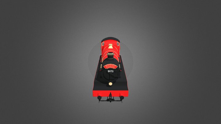 Hogwarts Express - the Jacobite steam train. 3D Model