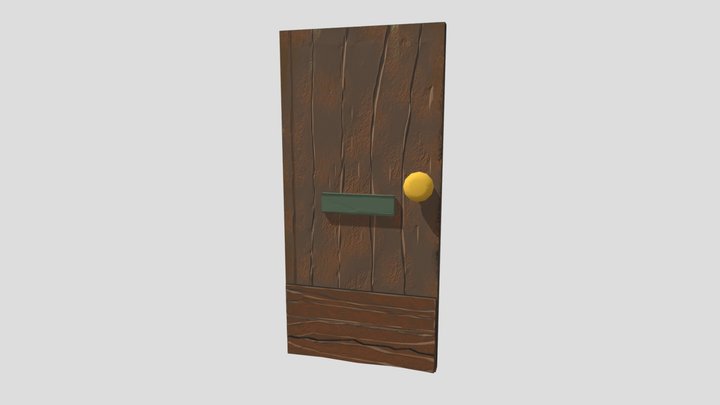 Stylized Door 3D Model