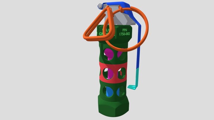 Flashbang M84 3D Model