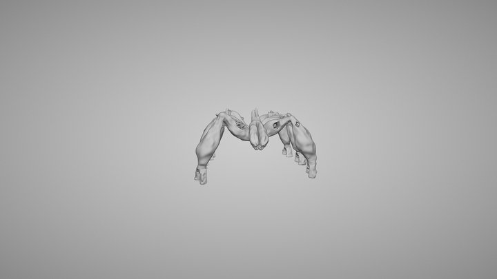 ST Mind Flayer RIGGED (BLENDER MATERIALS) 3D Model