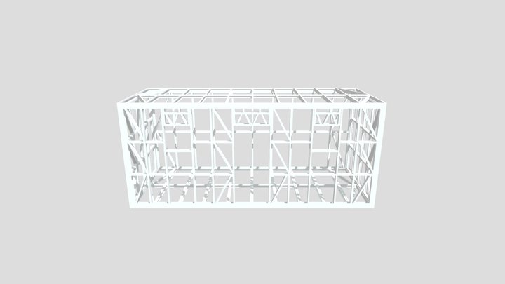 Shed - 6000 x 2400 3D Model