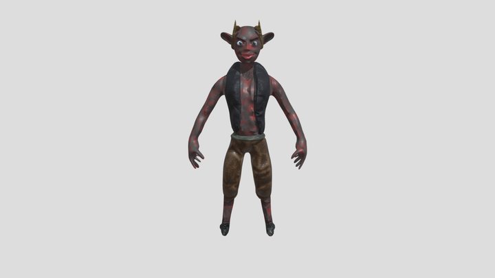 Personaje Carnero 3D Model