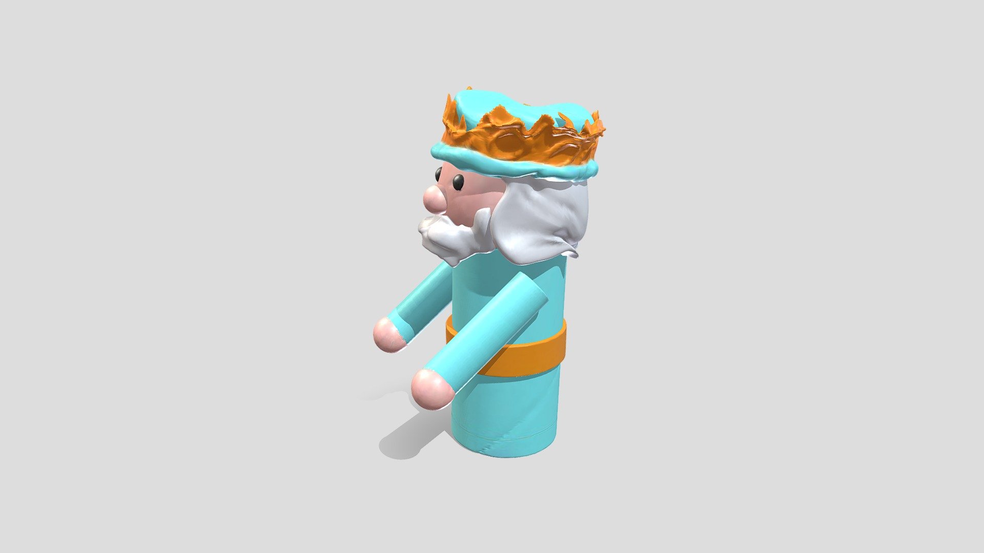 Toilet Roll Nativity King