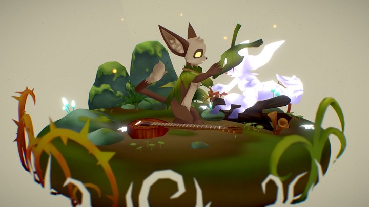 Olive and Lio 3D Model