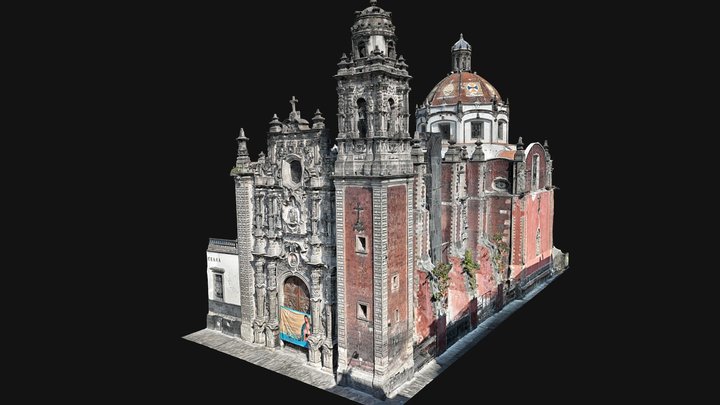 Iglesia de la Santísima Trinidad - México 3D Model