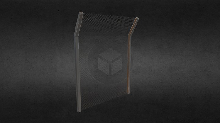 Fence (Single Model From Asset Pack) 3D Model