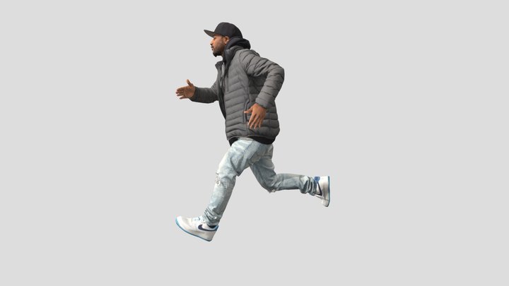 David Locomotion Pose 3D Model