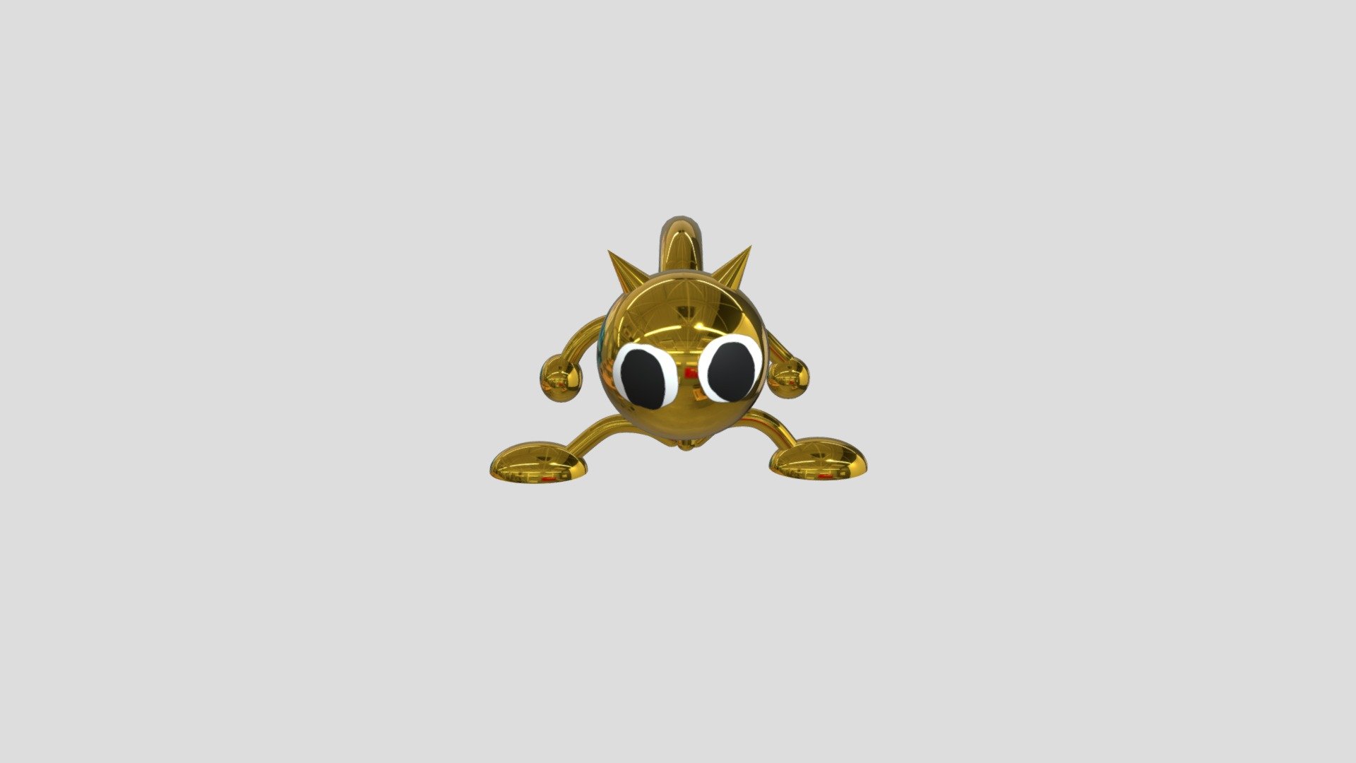 Rainbow Friends Gold Download Free 3D Model By Maxtubegaming