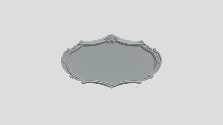 Decorative mirror – Free 3D Model STL