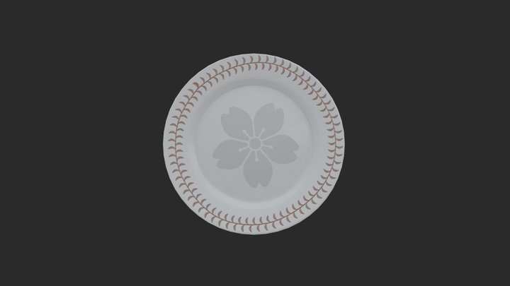 Small Dinner Plate 3D Model