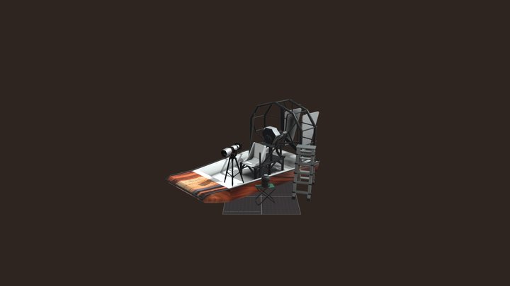 DAE 5 Finished Props - Forest Loner 3D Model