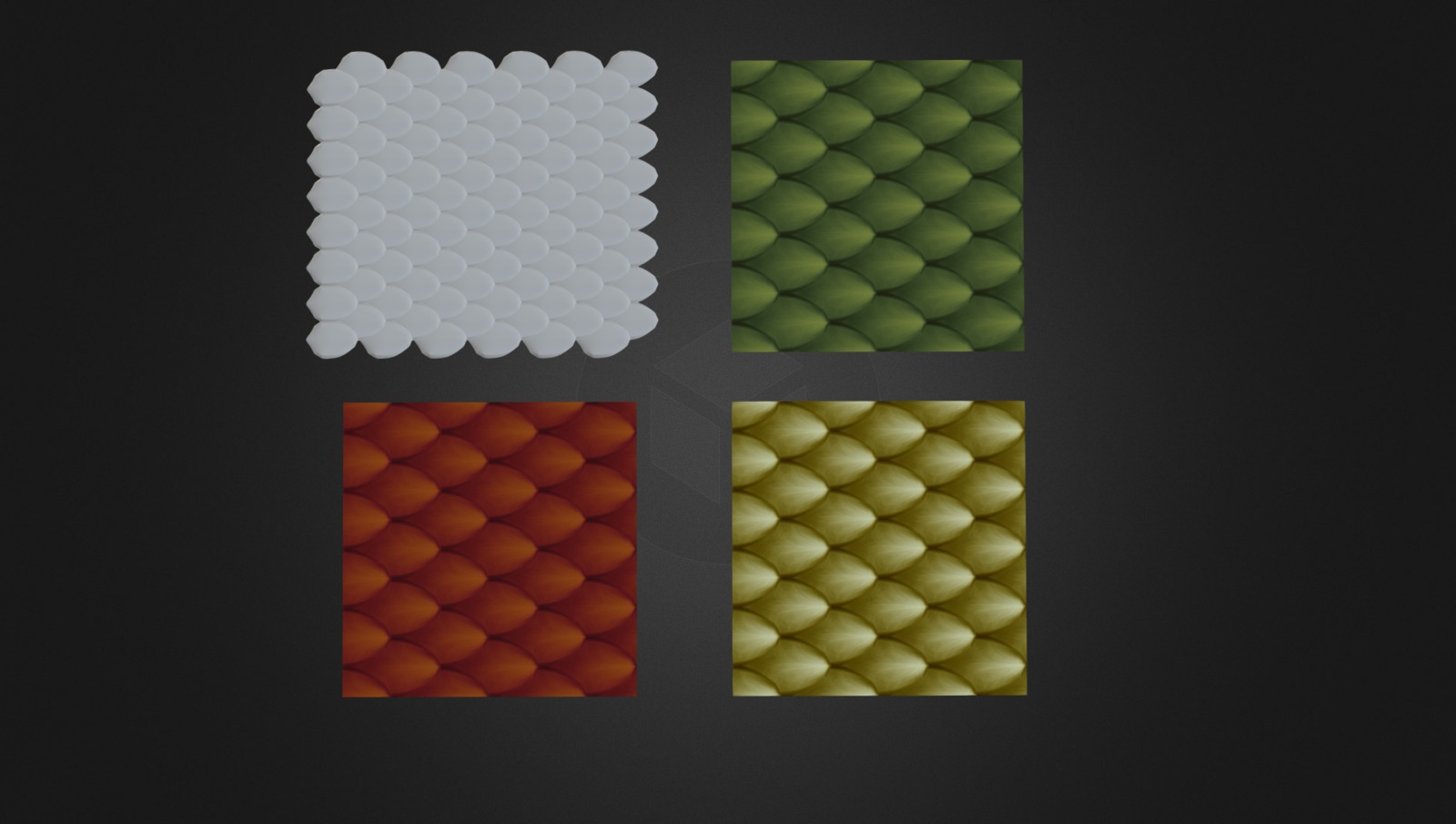Snake Scales - from high poly to texture - 3D model by keawstudio ...