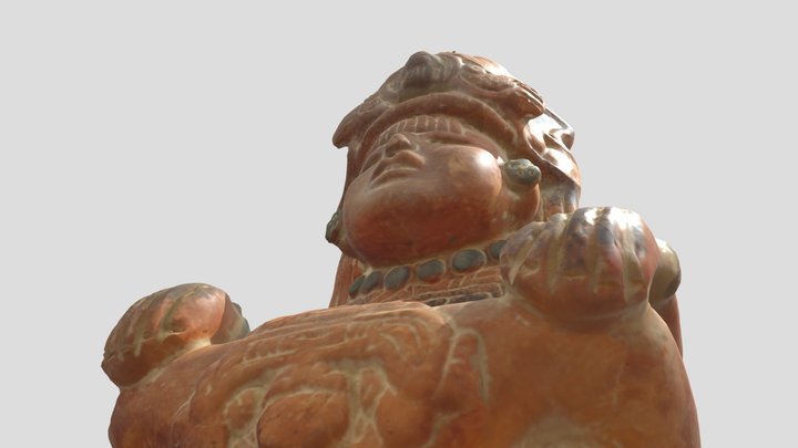 Mayan Statue High V5.1 3D Model