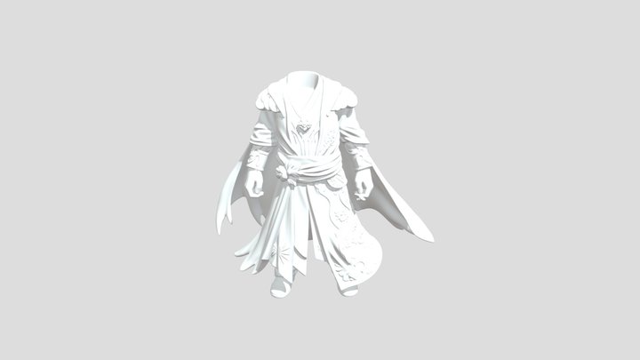 Headless Heroic Garb 3D Model