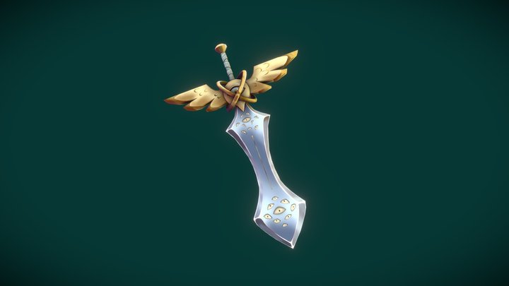 [Student Work] Biblic Angel Sword 3D Model