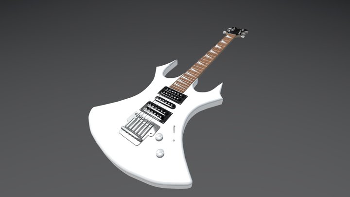 Guitar Bc Rich 3D Model