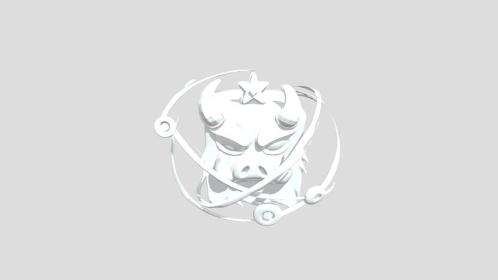 Infernal Boar Cube 3D Model