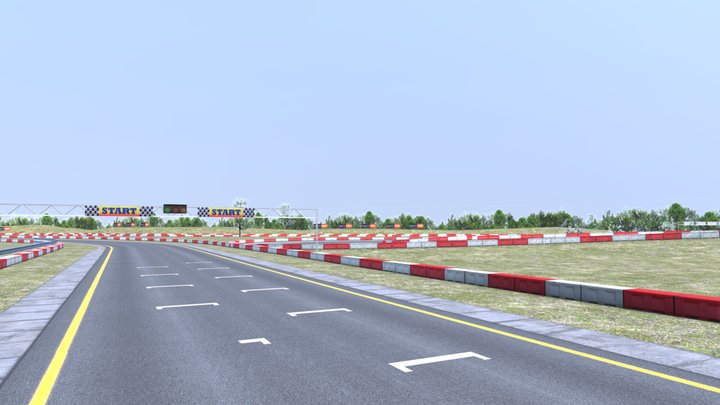 Racing Track 3D Model