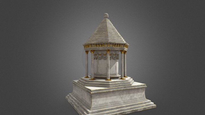 Ephesus - Octagonal Tomb of Arsioe 3D Model