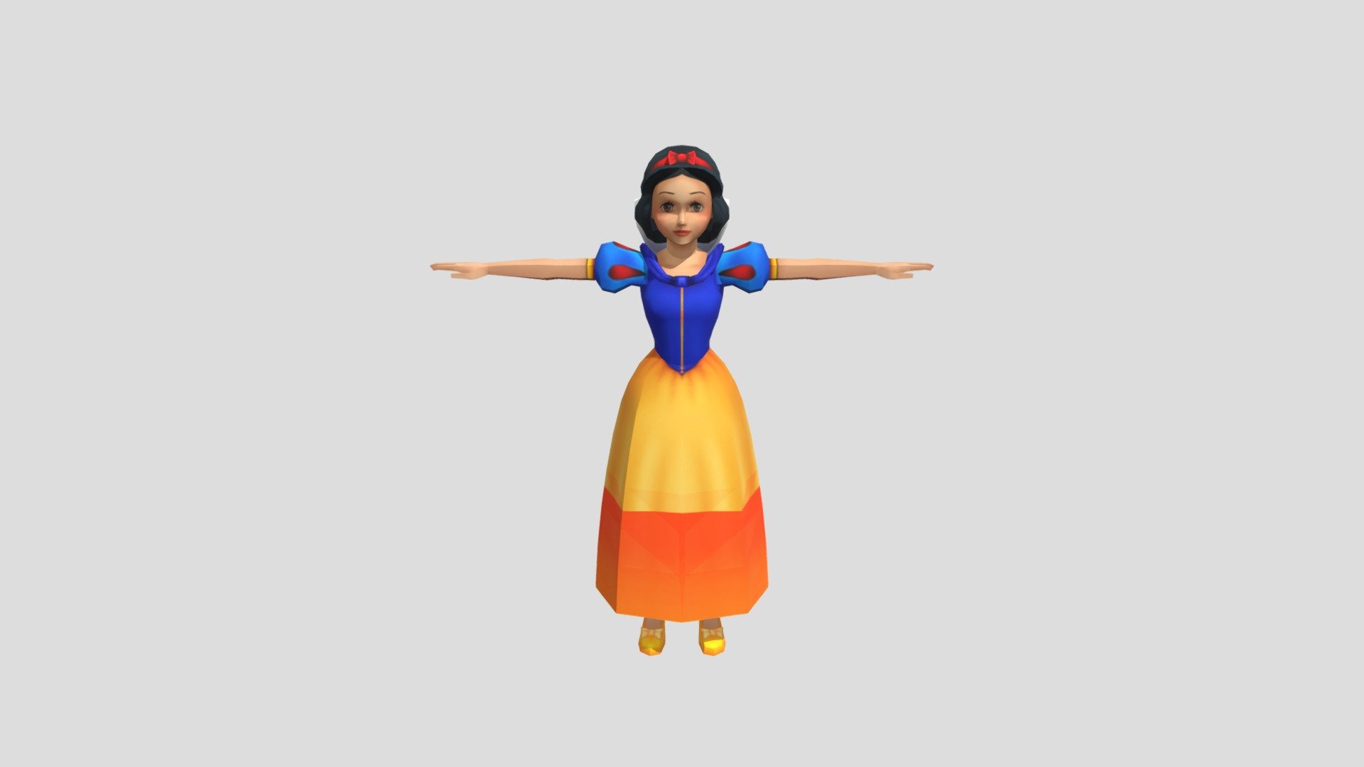 Snow White - Download Free 3D model by Tigerar1 (@allanromanreyes ...