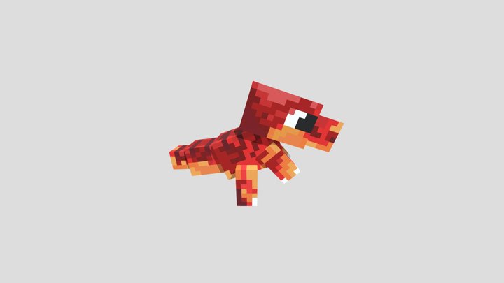 Dino Minecraft 3D Model