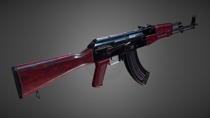 AKM 47 3D Model