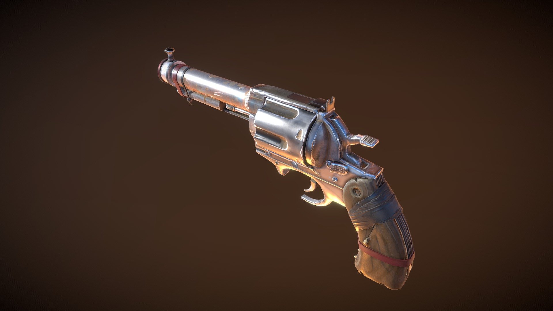 Revolver 45 3d Model By The Walking Dead Saints And Sinners Nlange A42fc7e Sketchfab 6567