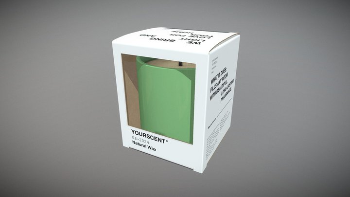 Your Scent Pantone Box 3D Model