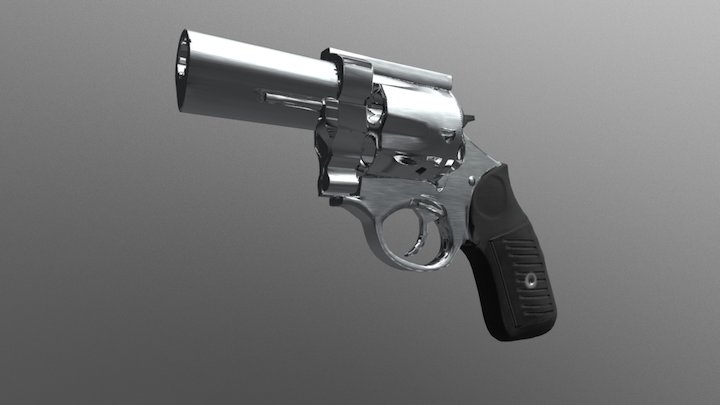 Revolver 3D Model