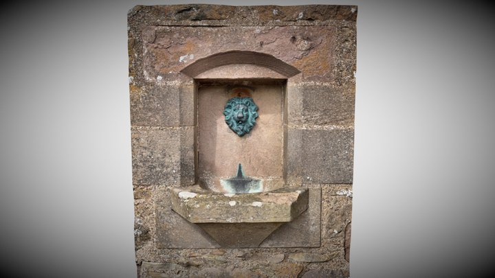 Dunnotar Castle Fountain 3D Model
