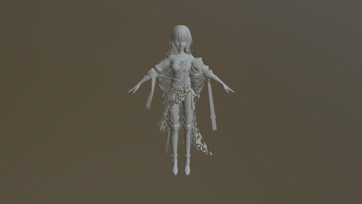 For cosplay research 3D Model