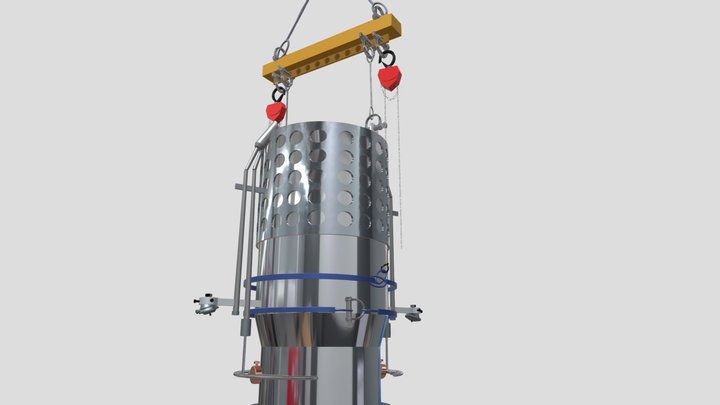Flare tip lifting 3D Model
