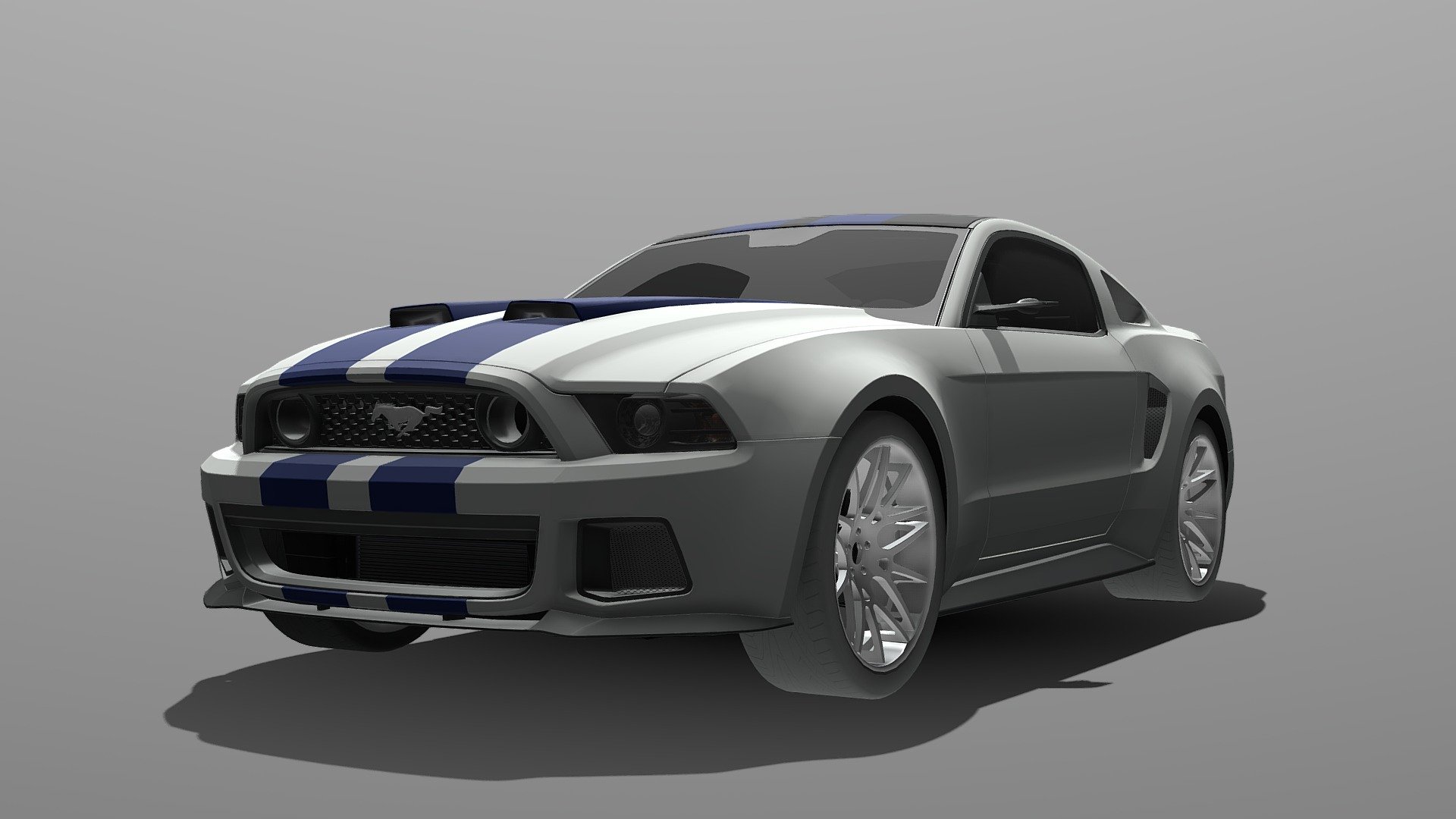 Ford Mustang GT (NFS edition) - Download Free 3D model by BadKarma ...